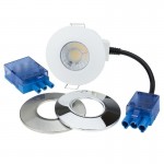 Foco Downlight empotrar LED redondo 8W CCT Anti-Fuego IP65